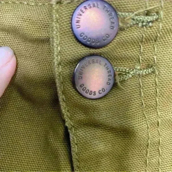 Universal thread, dark mustard/khaki high rise midi canvas,hiking,Camping,SZ-10 - Picture 7 of 7